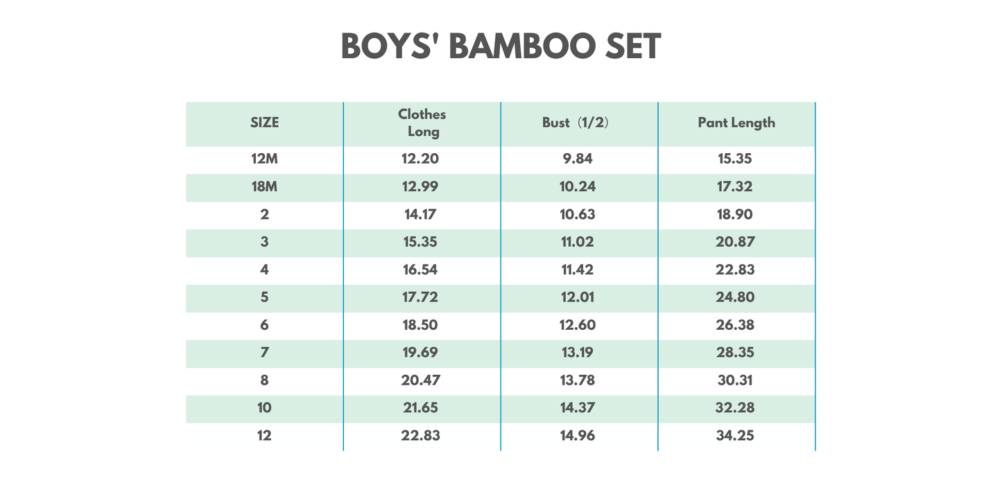 Sage santa claus bamboo pants set