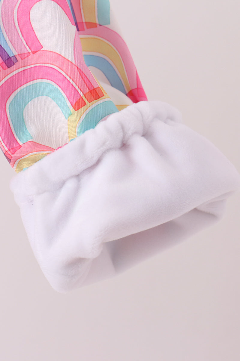 Rainbow Ruffle Raincoat