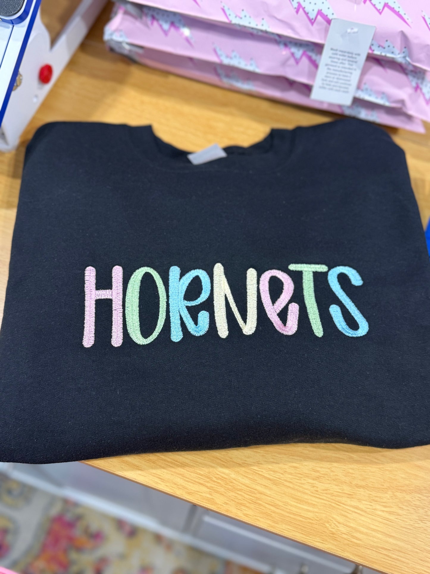 Embroidered Hornets