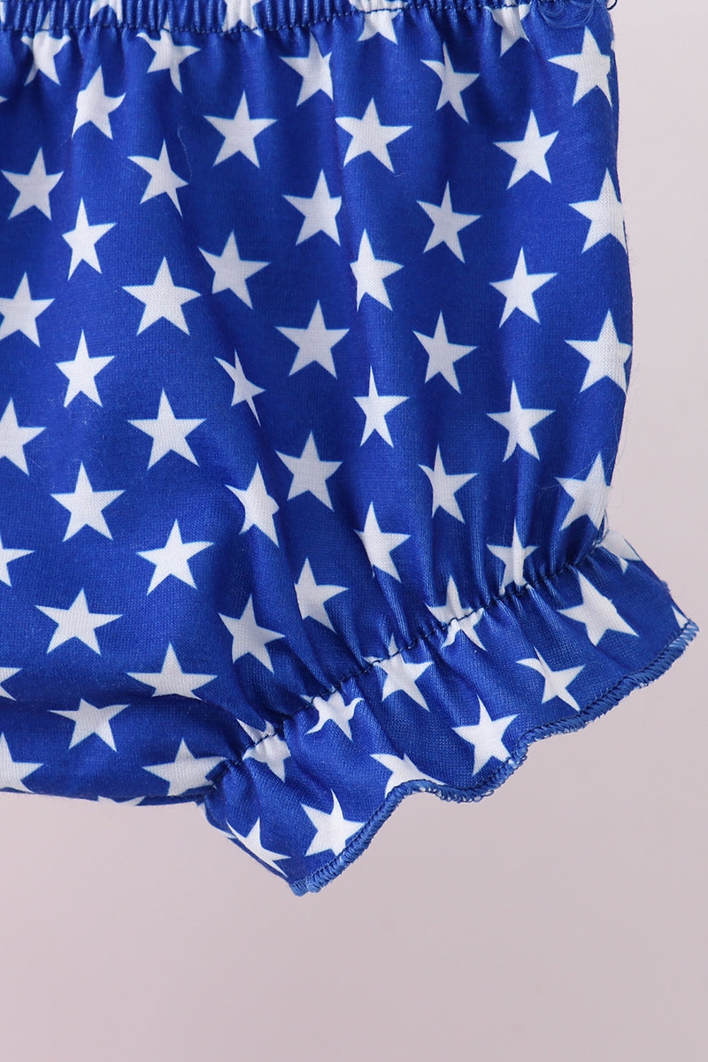 Red heart smocked bloomer set